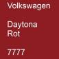 Preview: Volkswagen, Daytona Rot, 7777.